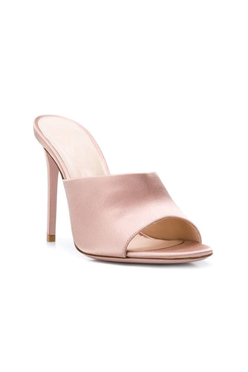 Tacones altos para mujer con punta abierta